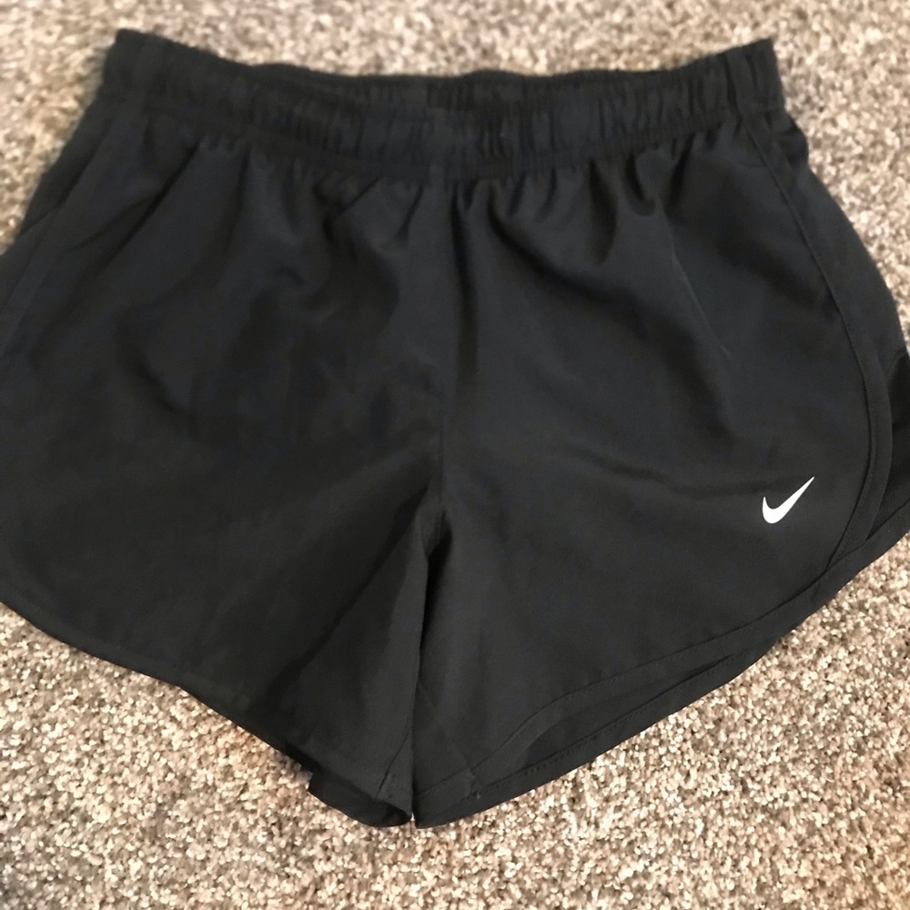black nike shorts